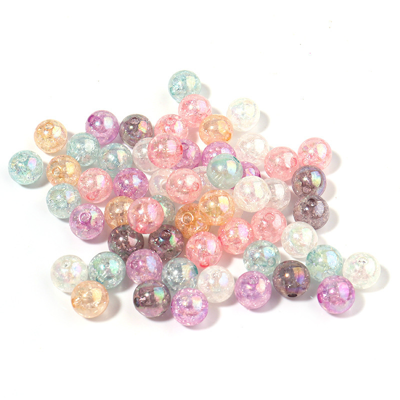 Mixed colors, 8mm, 200 pcs/pack