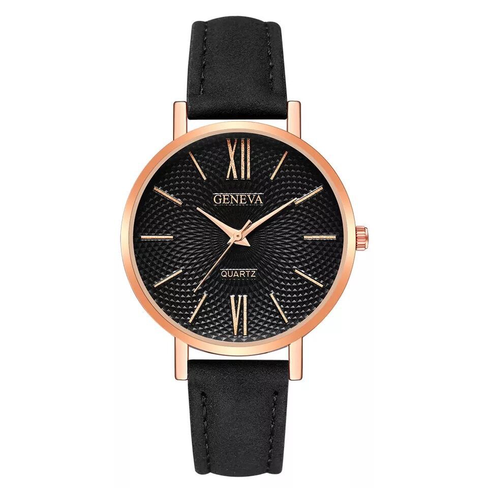 Black belt rose gold shell black face rose gold sc