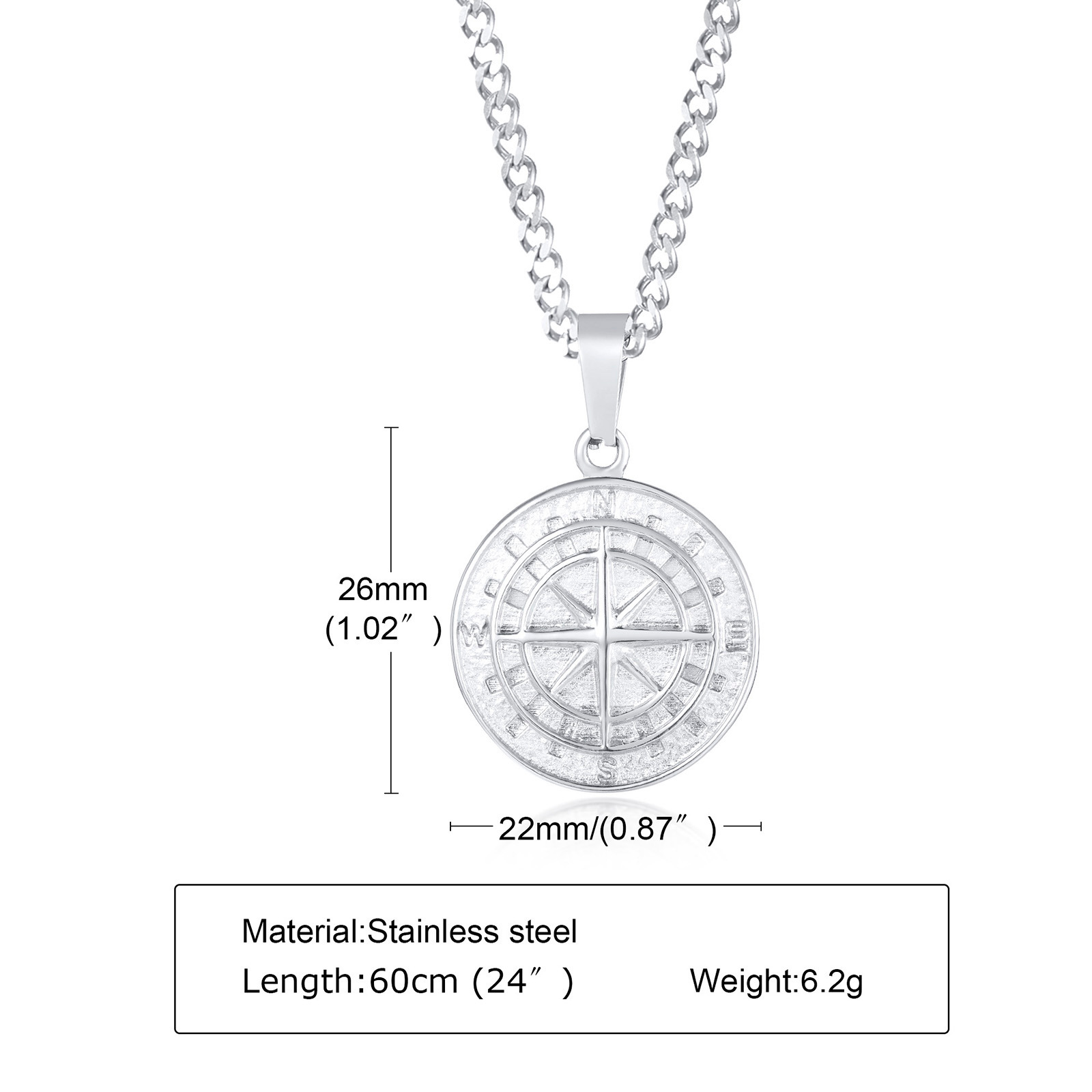 7:Steel pendant with grinding chain 60CM