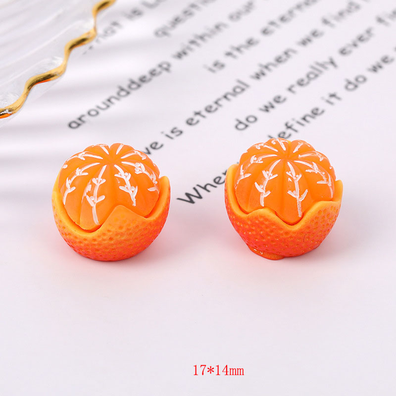 1:Half peeled orange-yellow 17*14mm