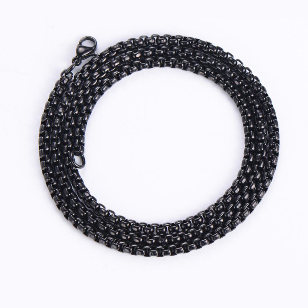 D black  necklace chain