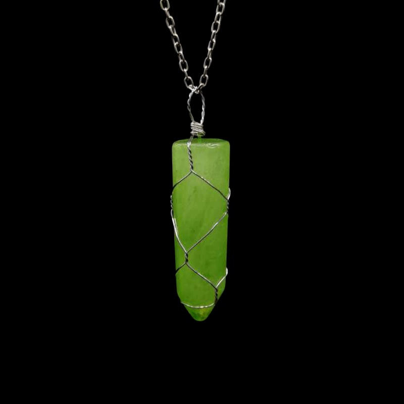 Green Crystal Column + White K