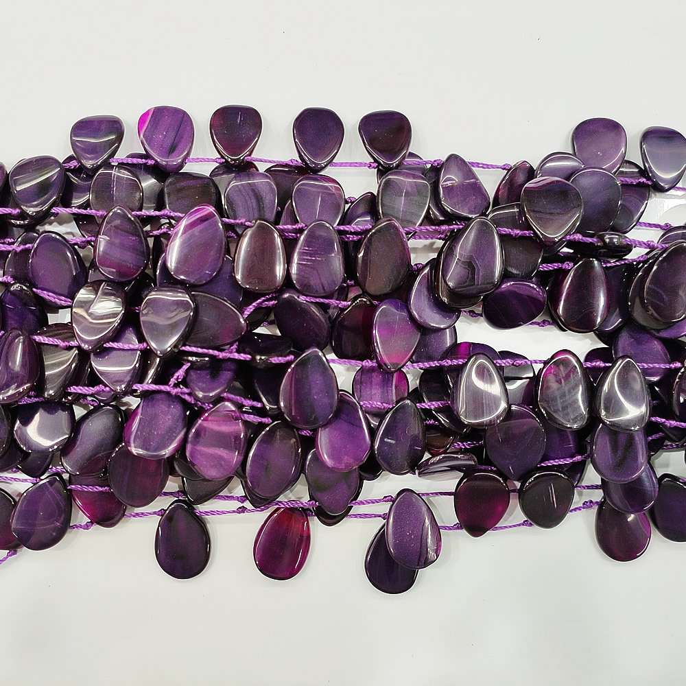 Purple striped agate