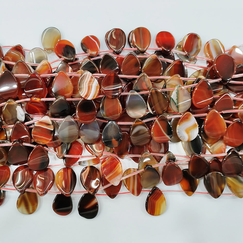 Red striped agate