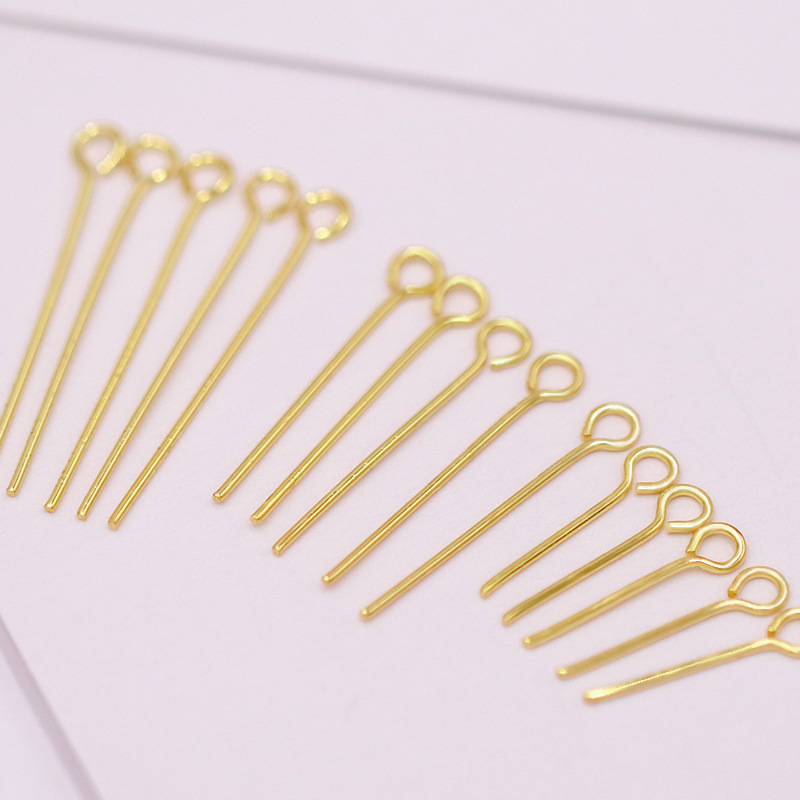 14K gold 9 pin 0.7*35mm pack of 100 PCS