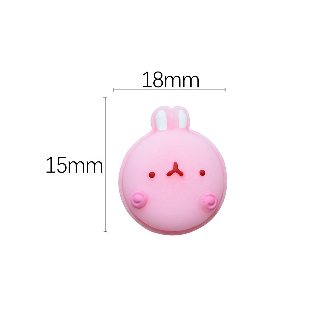 9:Rabbit Macaron 15x18mm