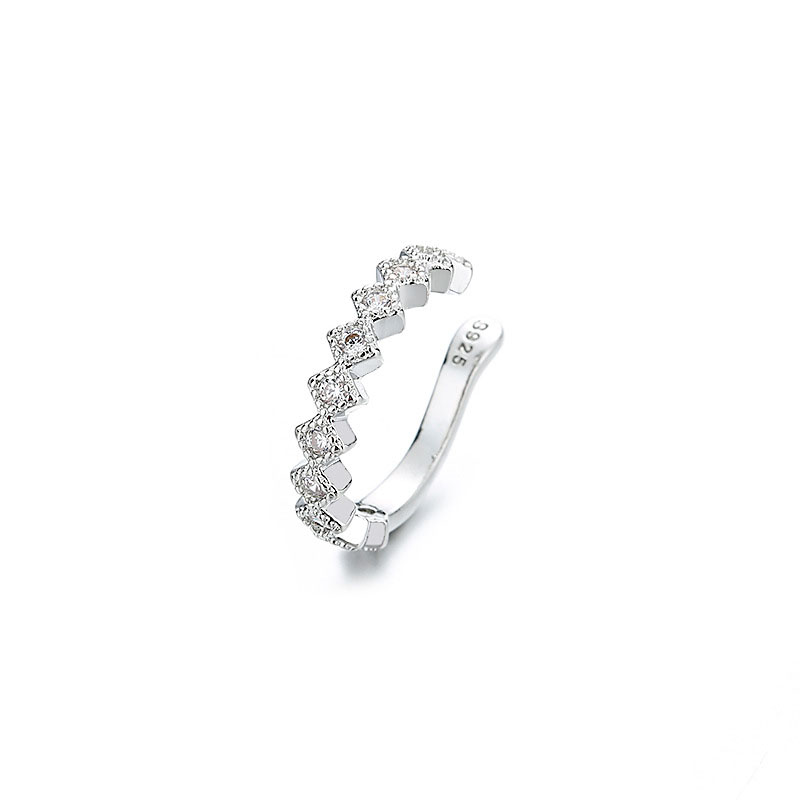 Diamond Ear Clip, 3x14mm