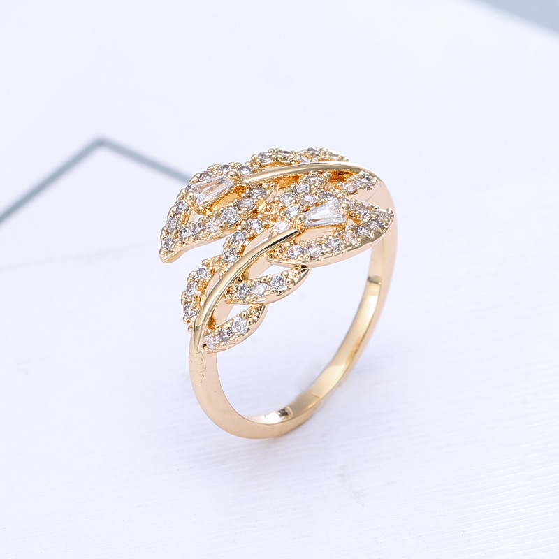 H gold color plated ring 7