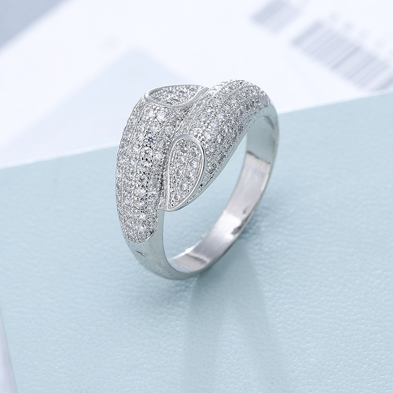 E real platinum plated ring 8