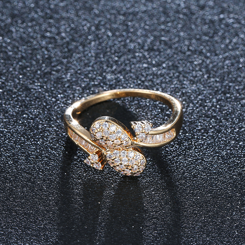 7:G gold color plated ring 6