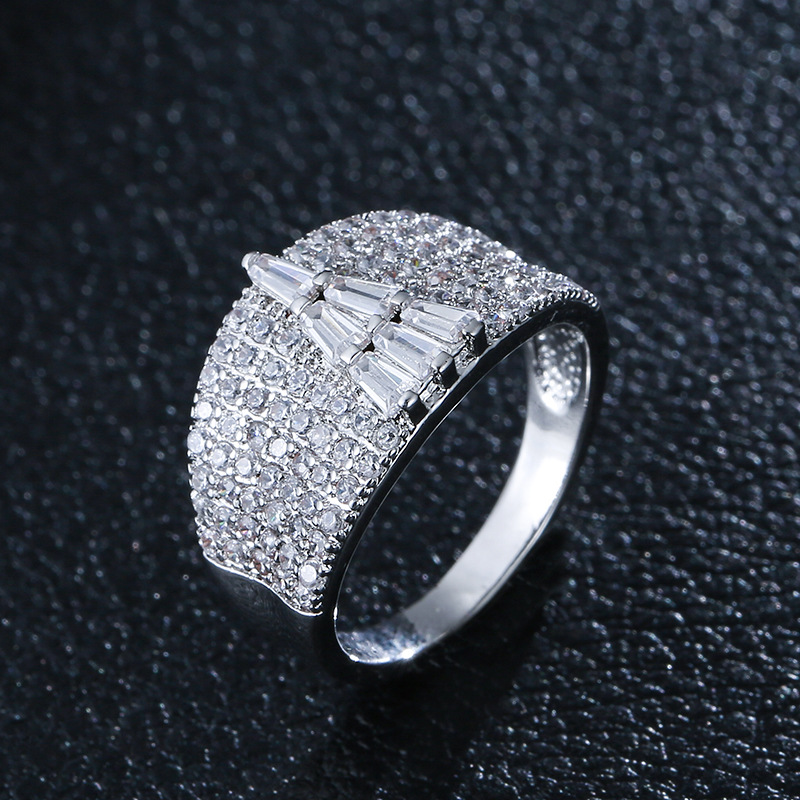 E real platinum plated ring 8