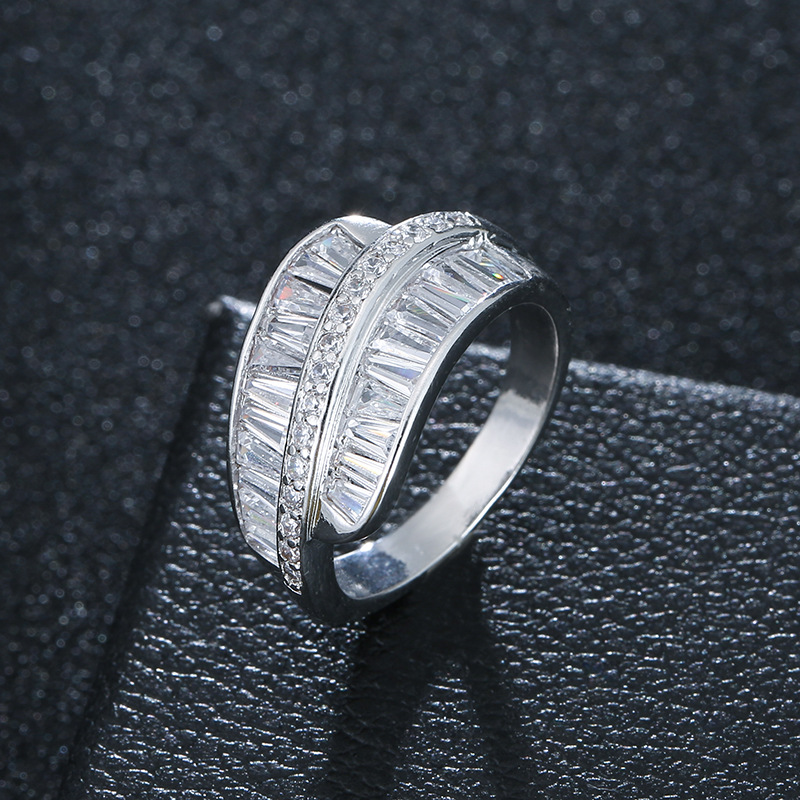 3:C real platinum plated ring 6