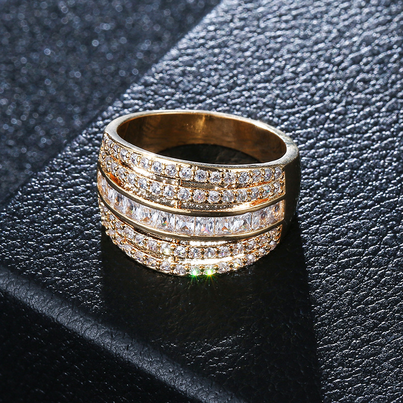 G gold color plated ring 6