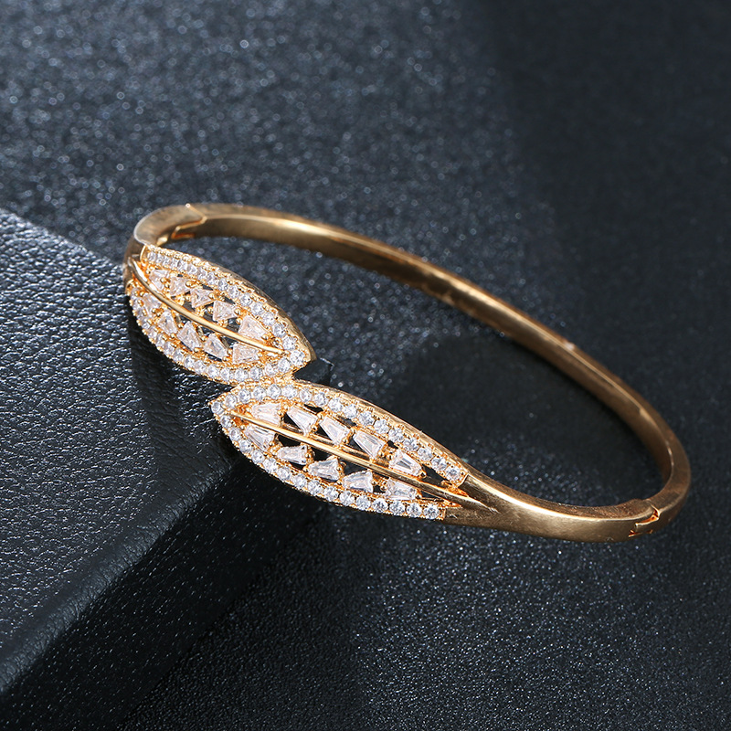 A gold color plated bracelet