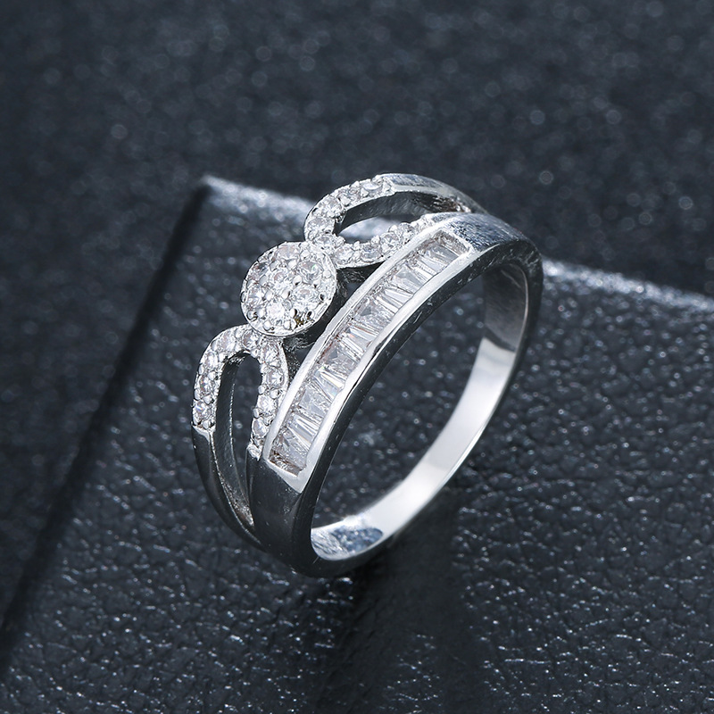 6:F real platinum plated ring 9