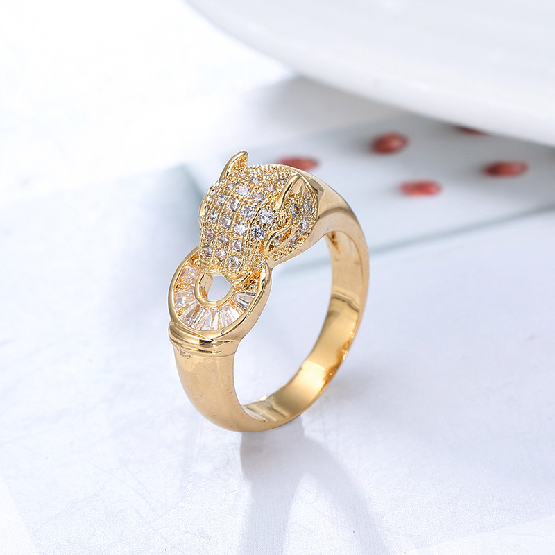 7:G gold color plated ring 6