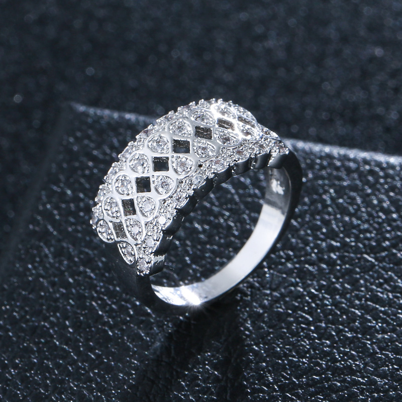 5:E real platinum plated ring 8