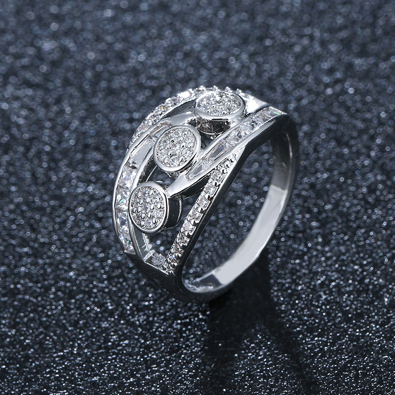 E real platinum plated ring 8