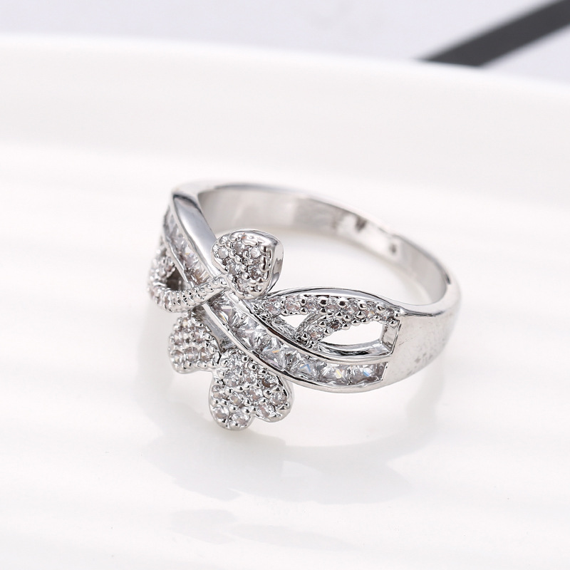 6:F real platinum plated ring 9