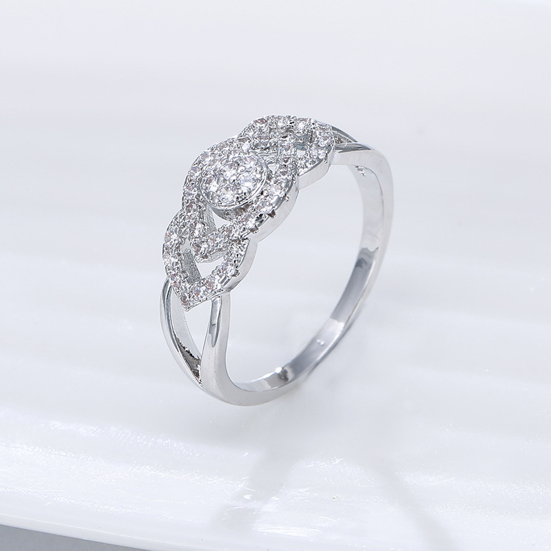 3:C real platinum plated ring 6