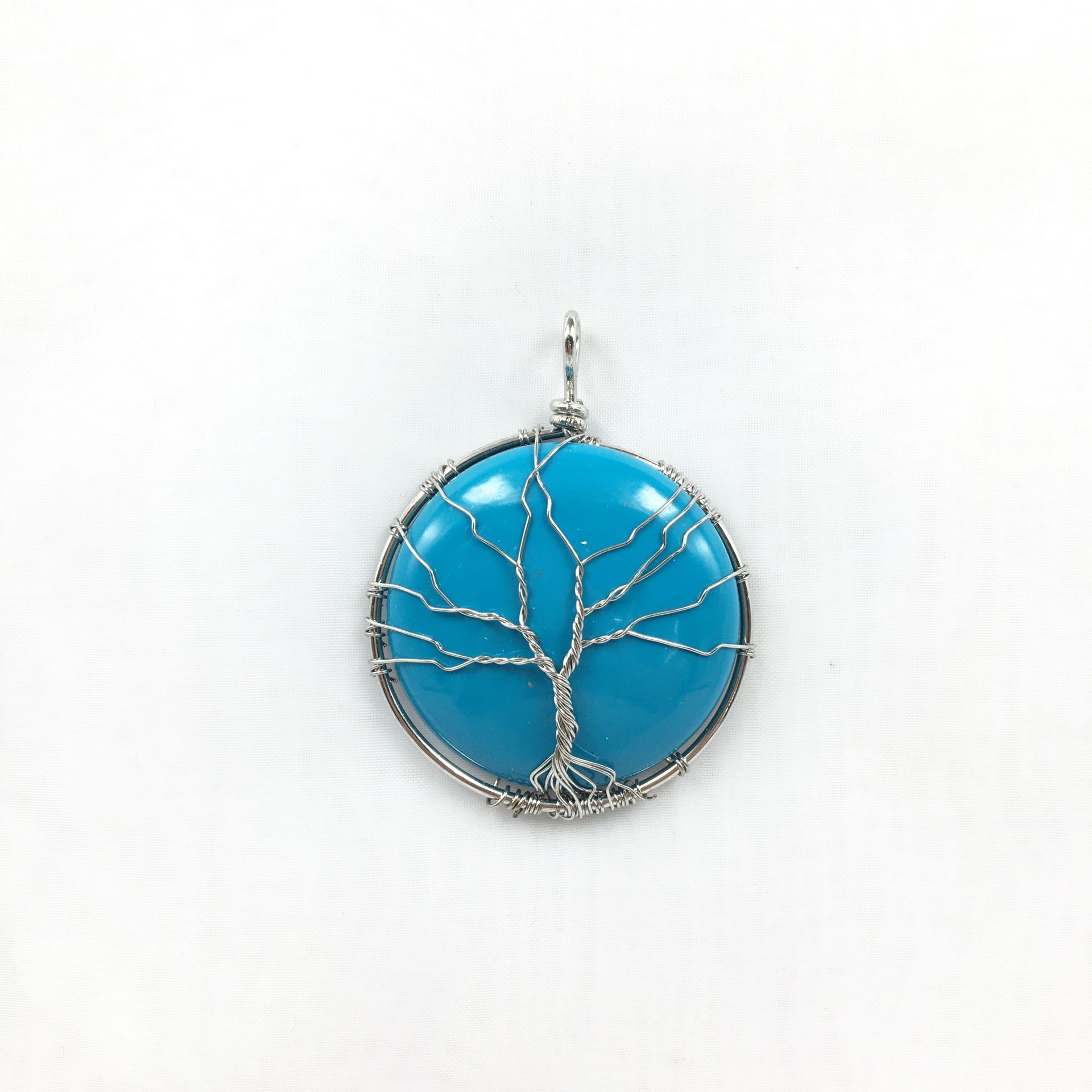 Blue Stone White K Tree of Life