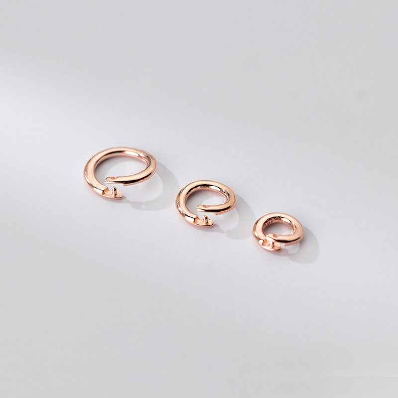 rose gold color plated 10mm