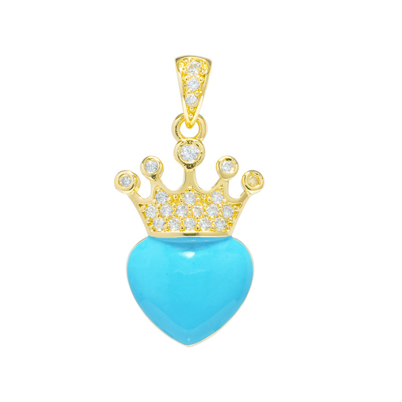 Heart-Shaped - Lake Blue Drop Oil