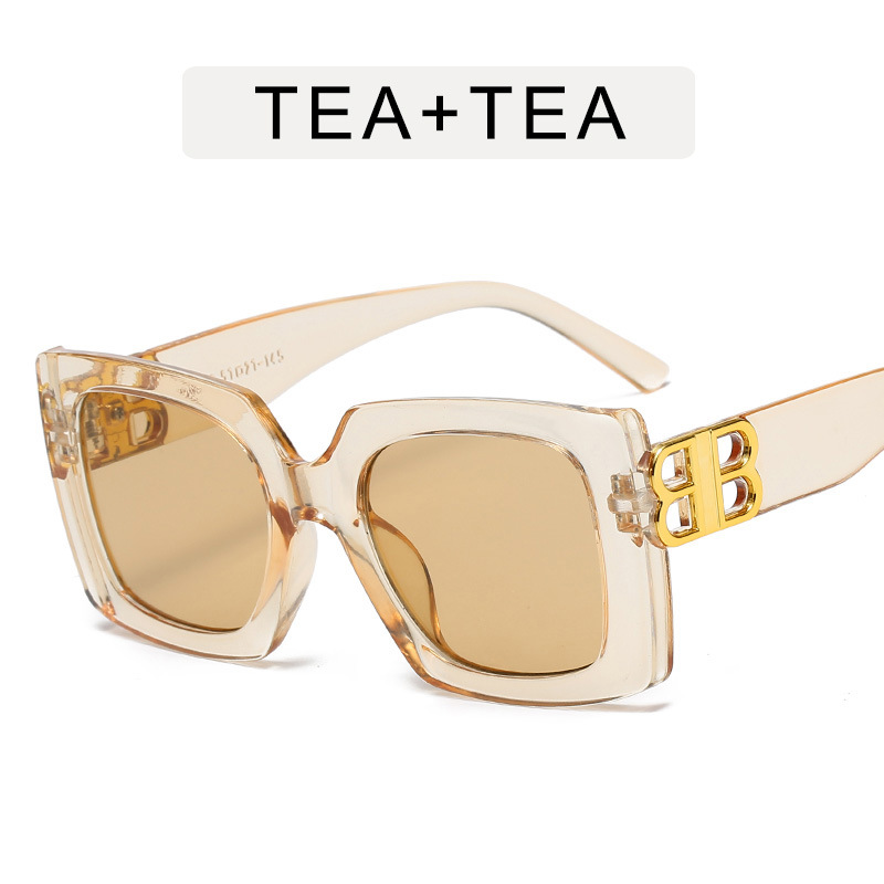 Transparent tea frame tea slices