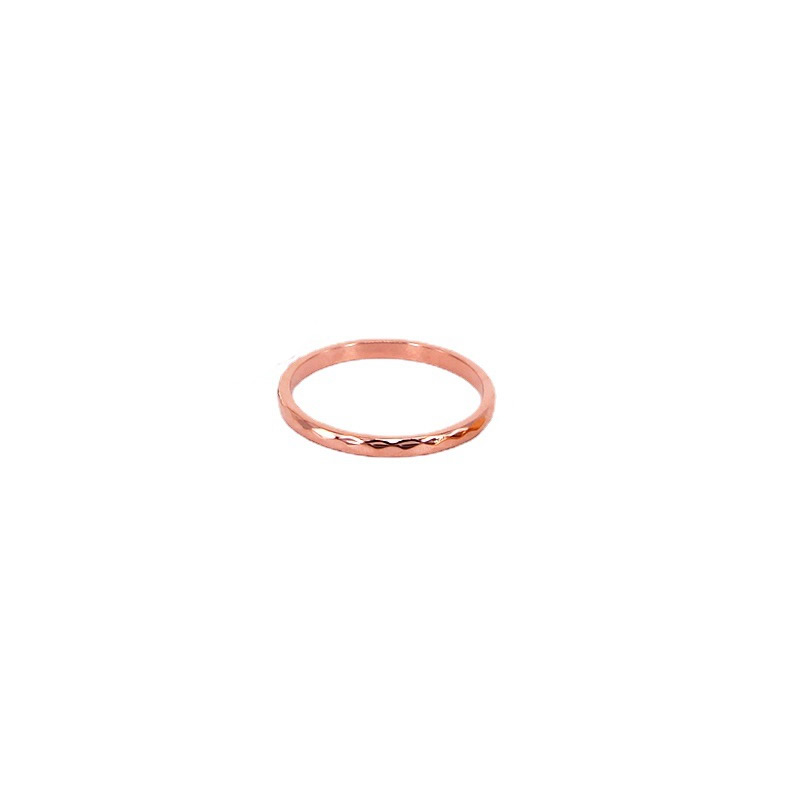 1:rose gold color plated