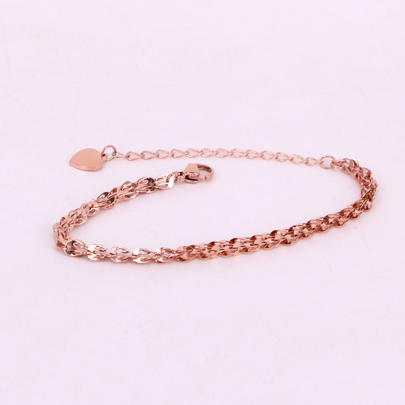 2:rose gold color plated