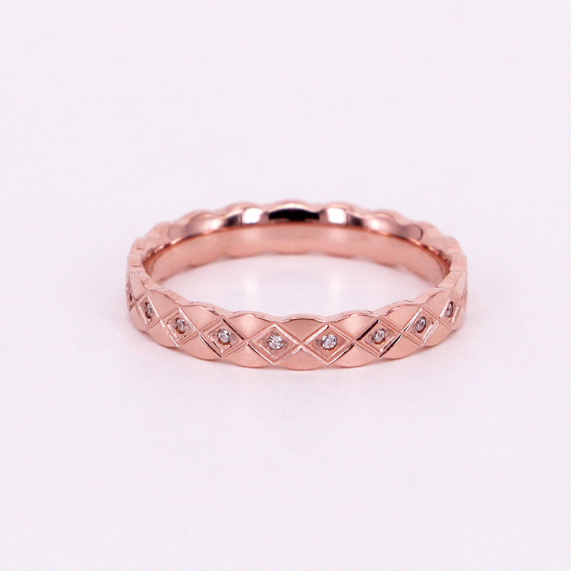 2:rose gold color plated