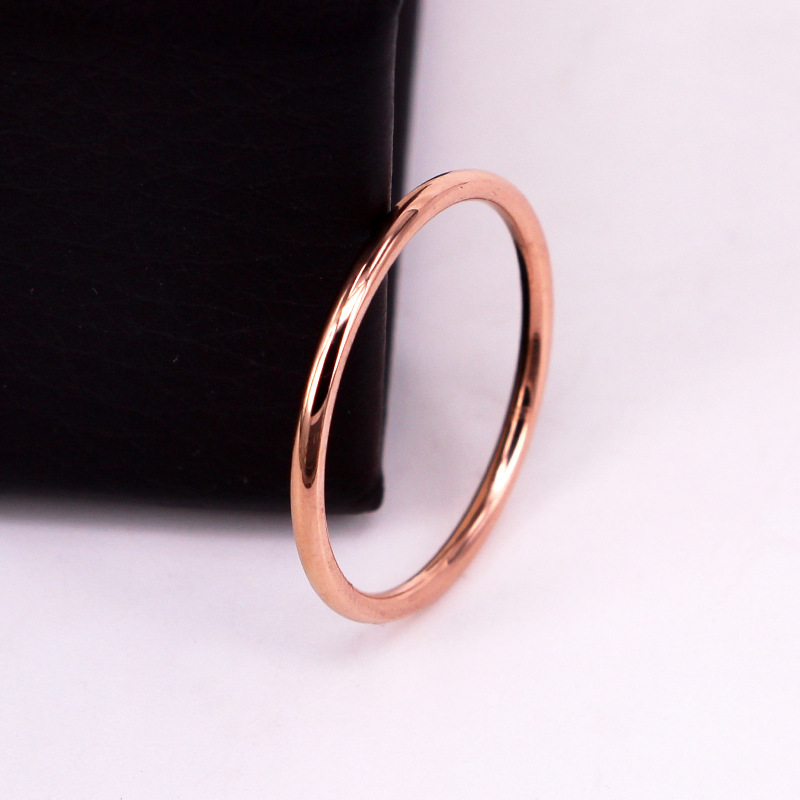 1:rose gold color plated