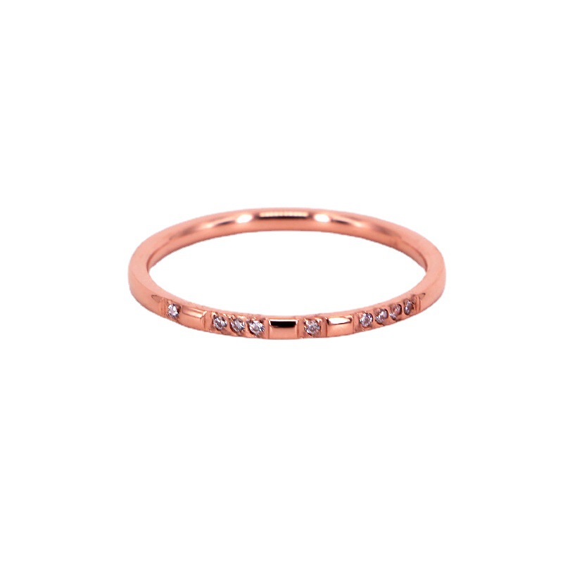 1:rose gold color plated