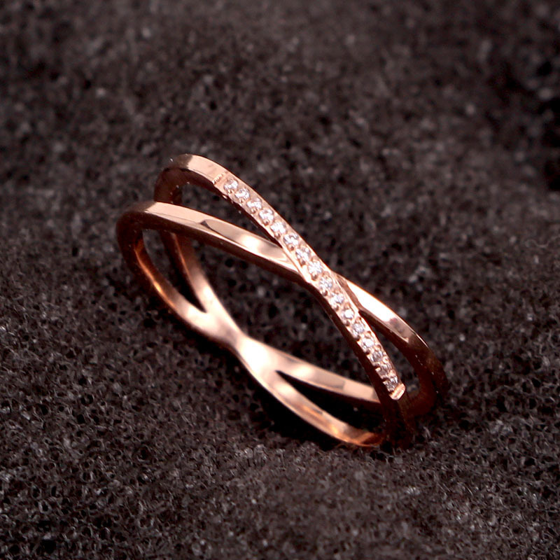 2:rose gold color plated