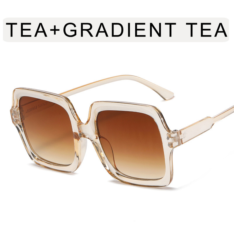 Transparent tea frame double tea