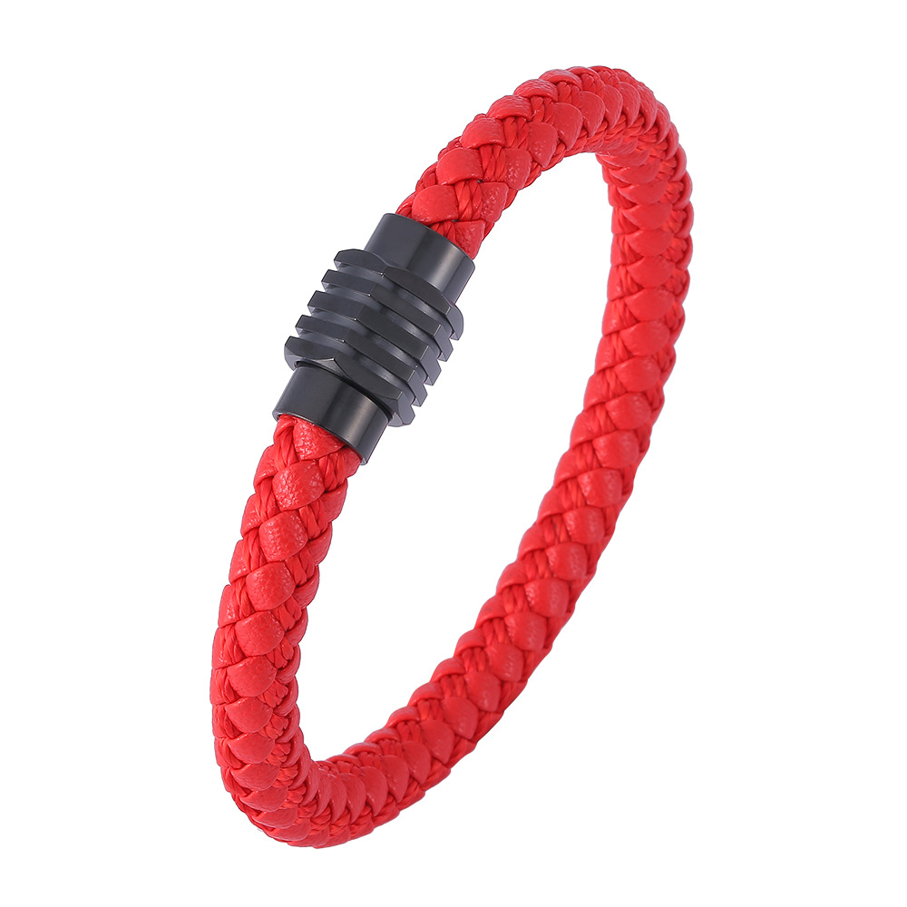 Red leather [black]: 165mm [inner circumference]