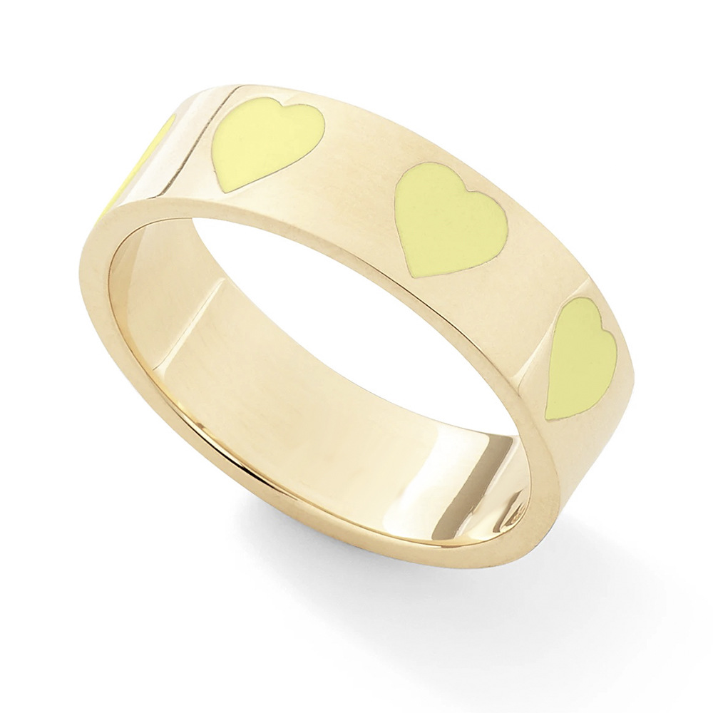 Yellow, ring size 8