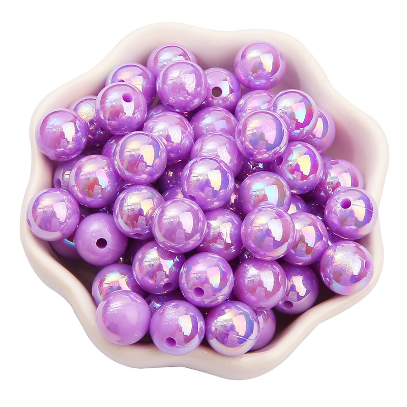 Purple 10mm diameter 2mm aperture 30 PCS/pack