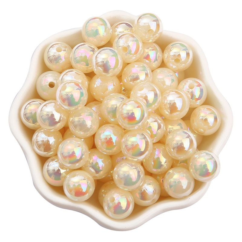 Beige 10mm diameter diameter about 2mm 30 pieces/b