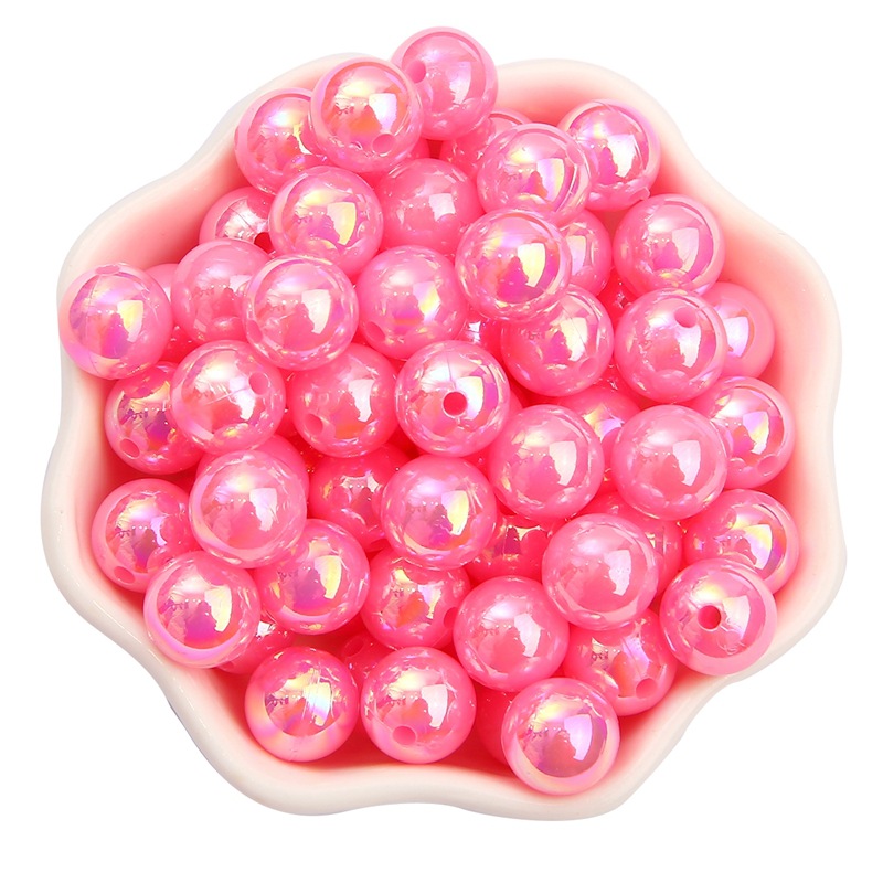 Dark pink 10mm diameter diameter about 2mm 30 PCS/