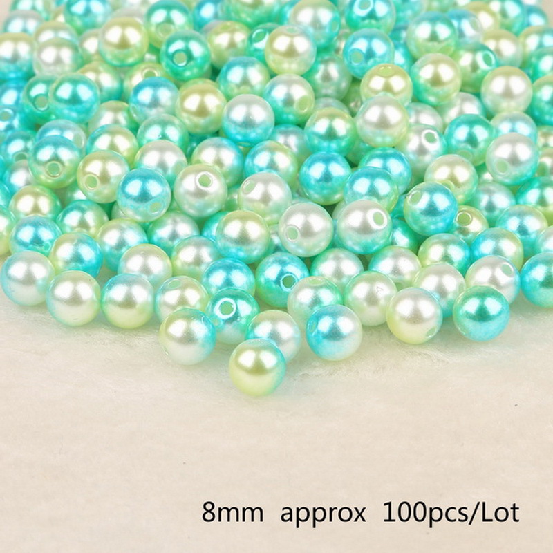 11:Sky blue light green diameter 8mm