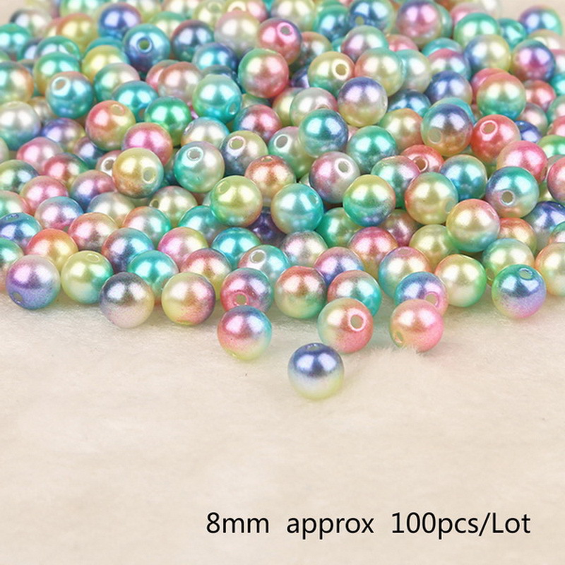 Purple blue light green diameter of 8mm