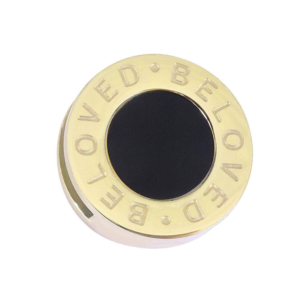 8:round, gold-black