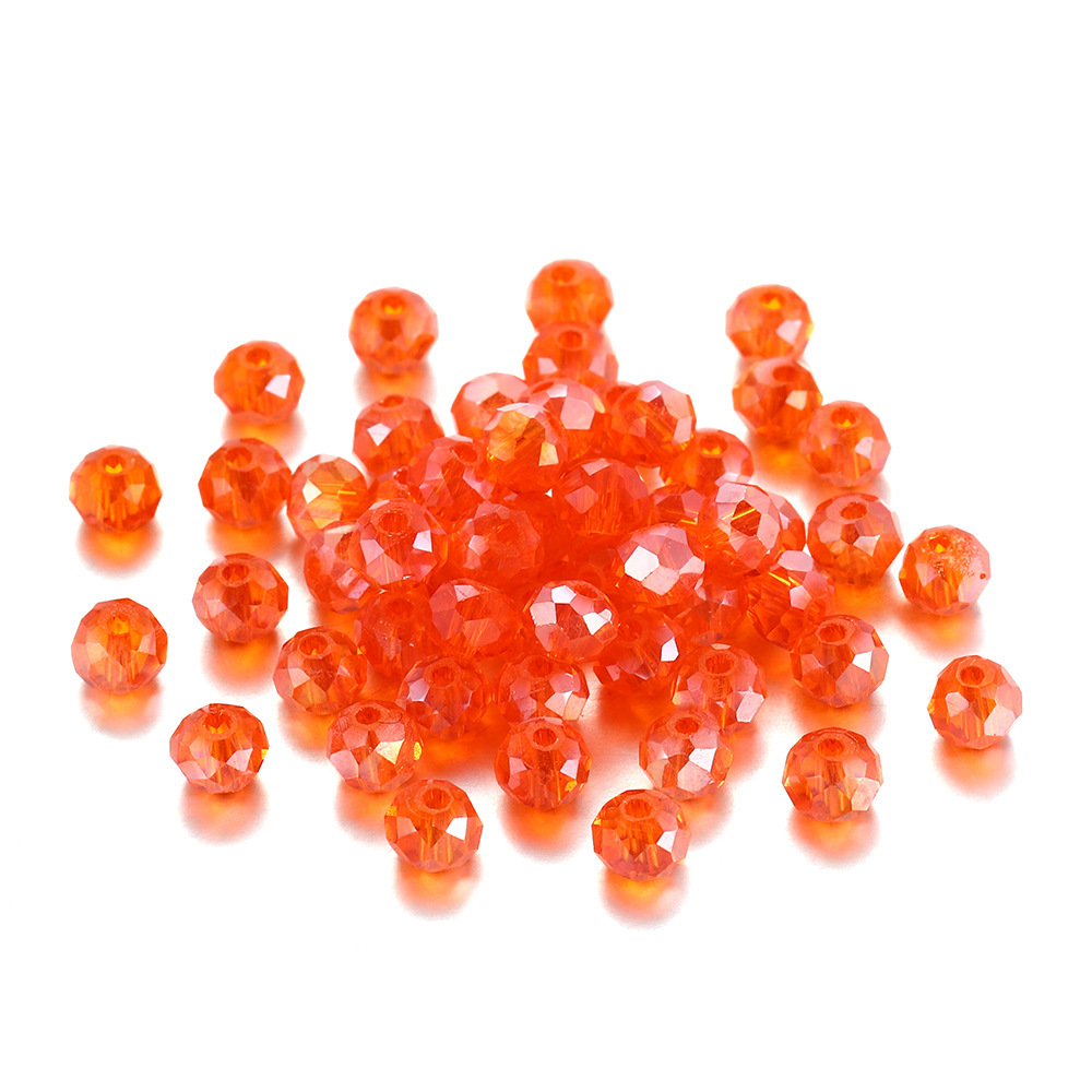 Transparent AB orange 3mm [1000 PCS/pack /25g]