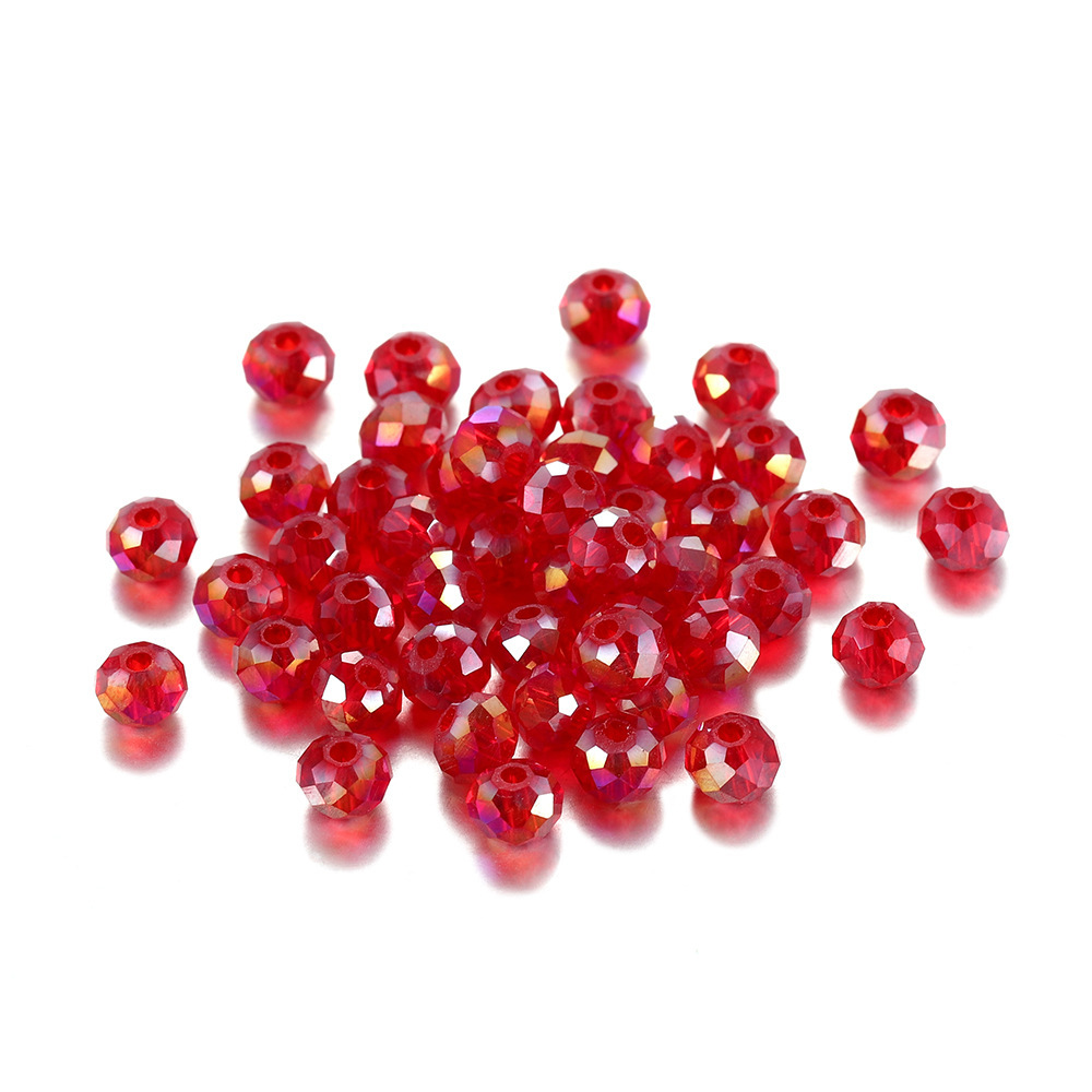 Transparent AB Deep red 3mm [1000 / pack /25g]