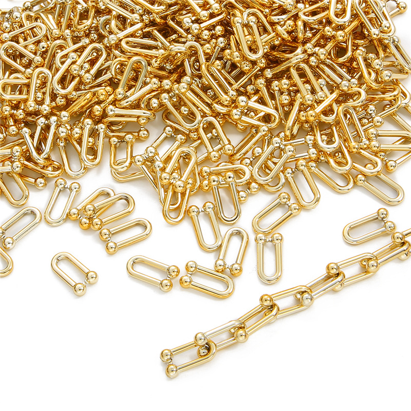 12:Gold 20 pieces/bag 17mm×10mm