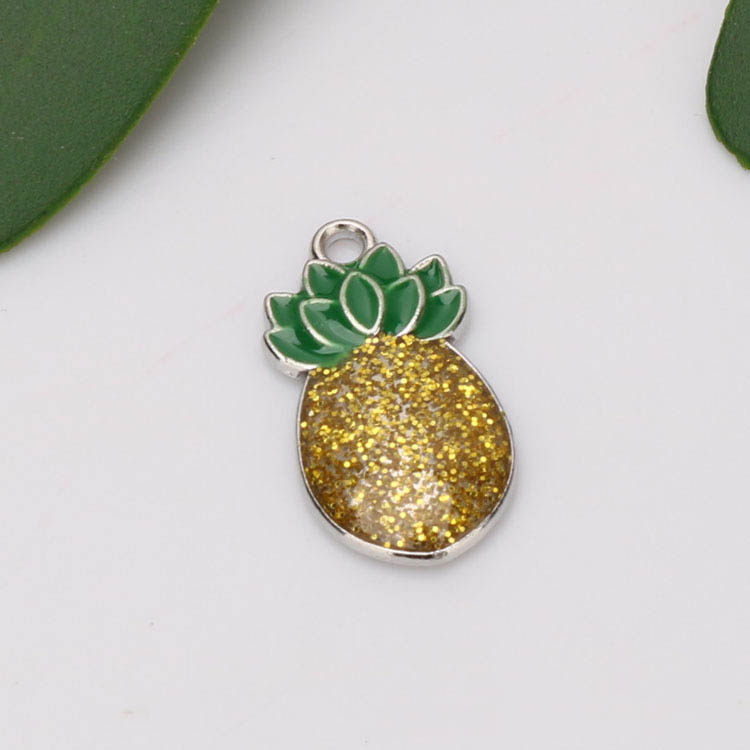 steel color, 9x18mm, pineapple