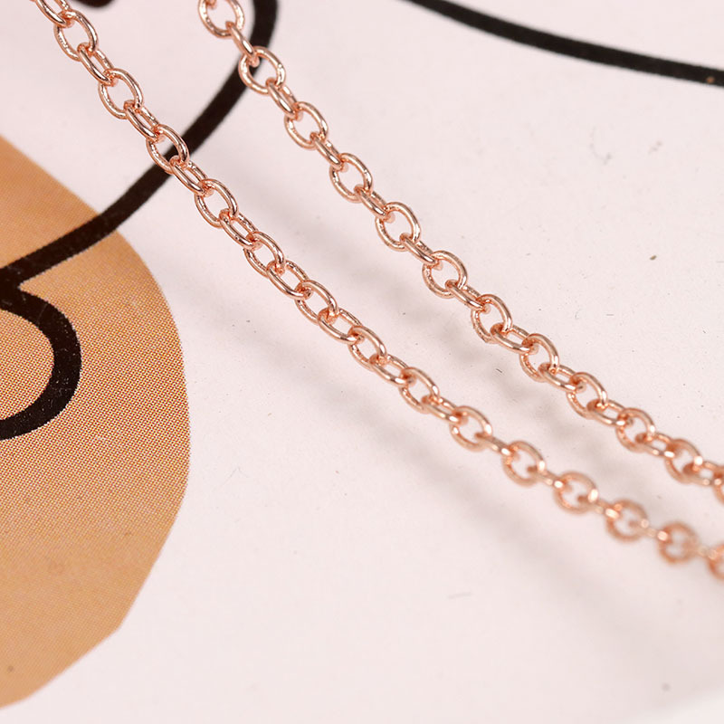 4:2.0MM Round O Chain Rose Gold