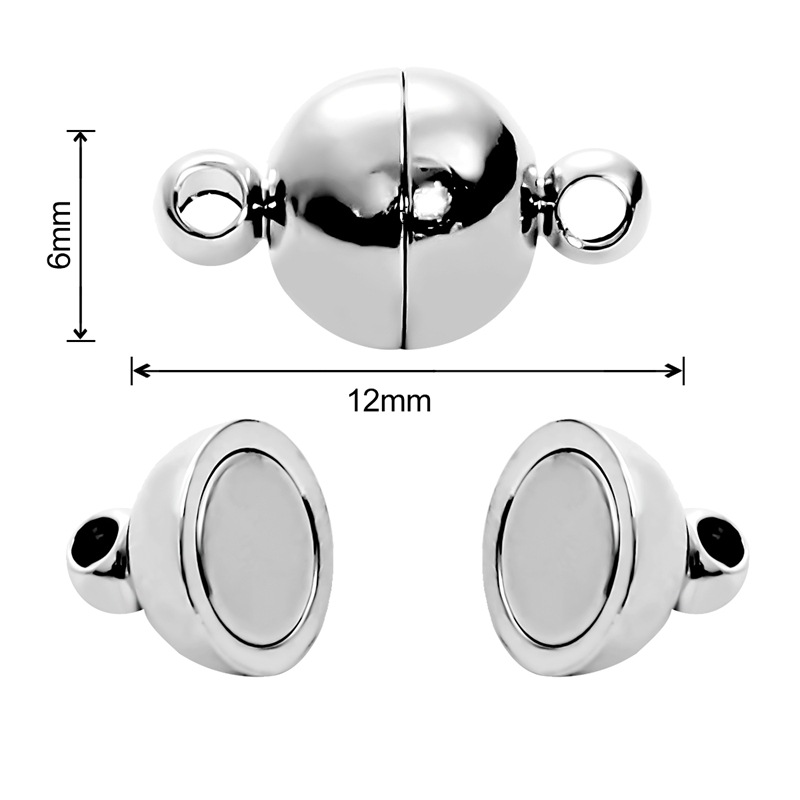 1:#01 White K color 12×6mm