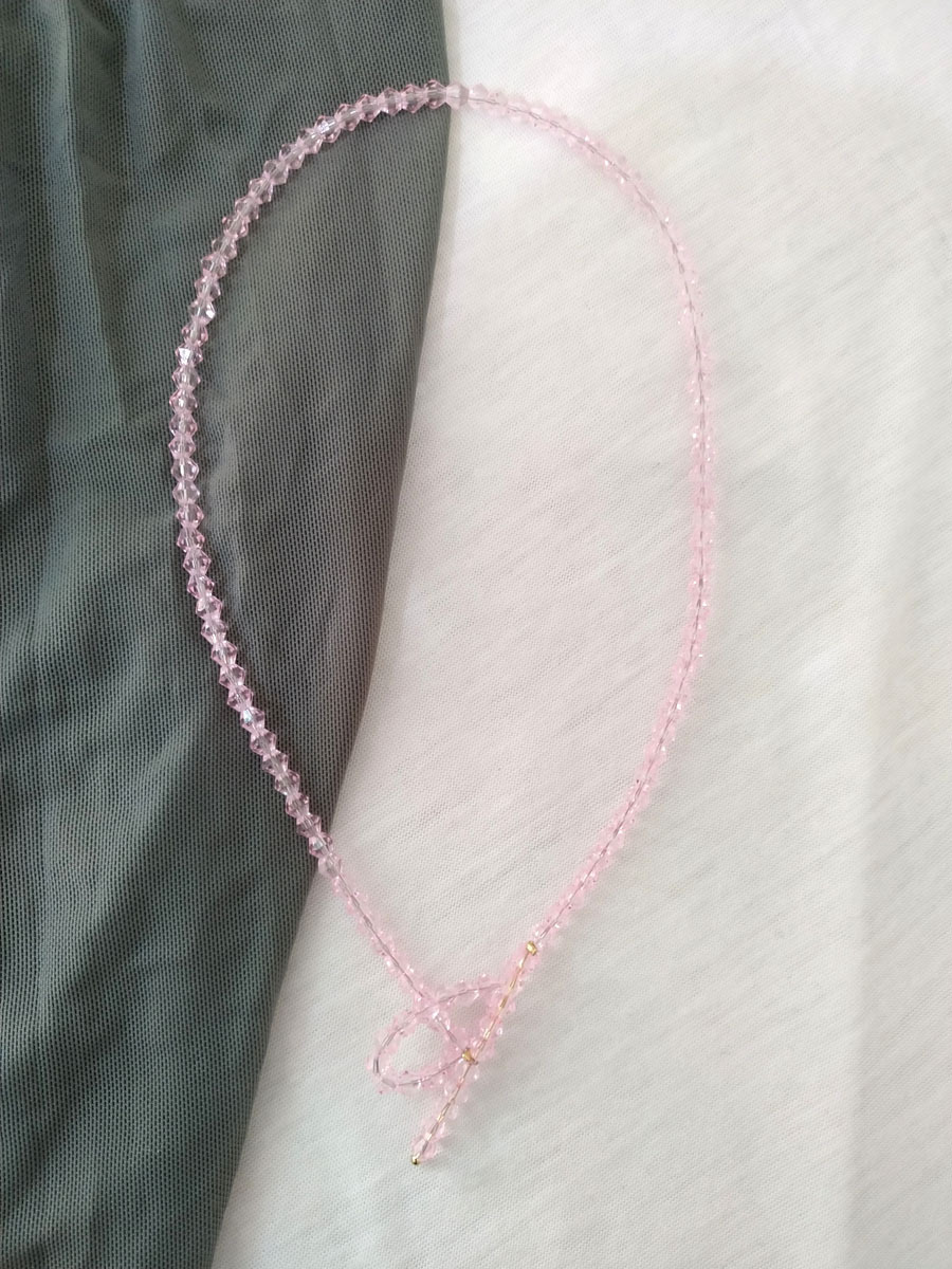 Pink crystal 38CM